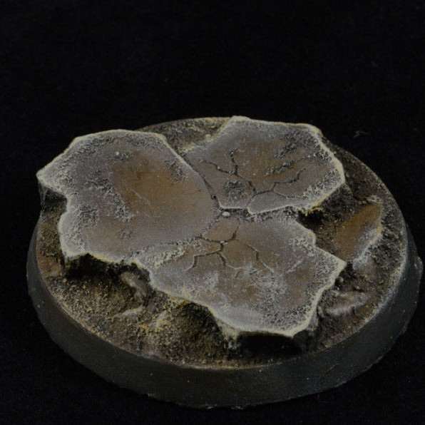 40mm (5) Slate Rock Battle Damage Scenic Resin Miniature Base Warhammer 40k