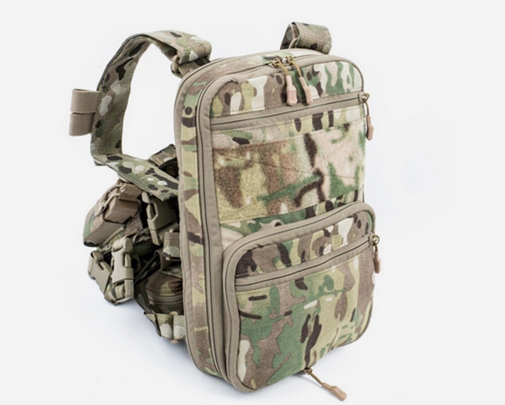 Haley Flatpack 2.0 Multicam Backpack w/ Shoulder Straps  FP-2-1-MC