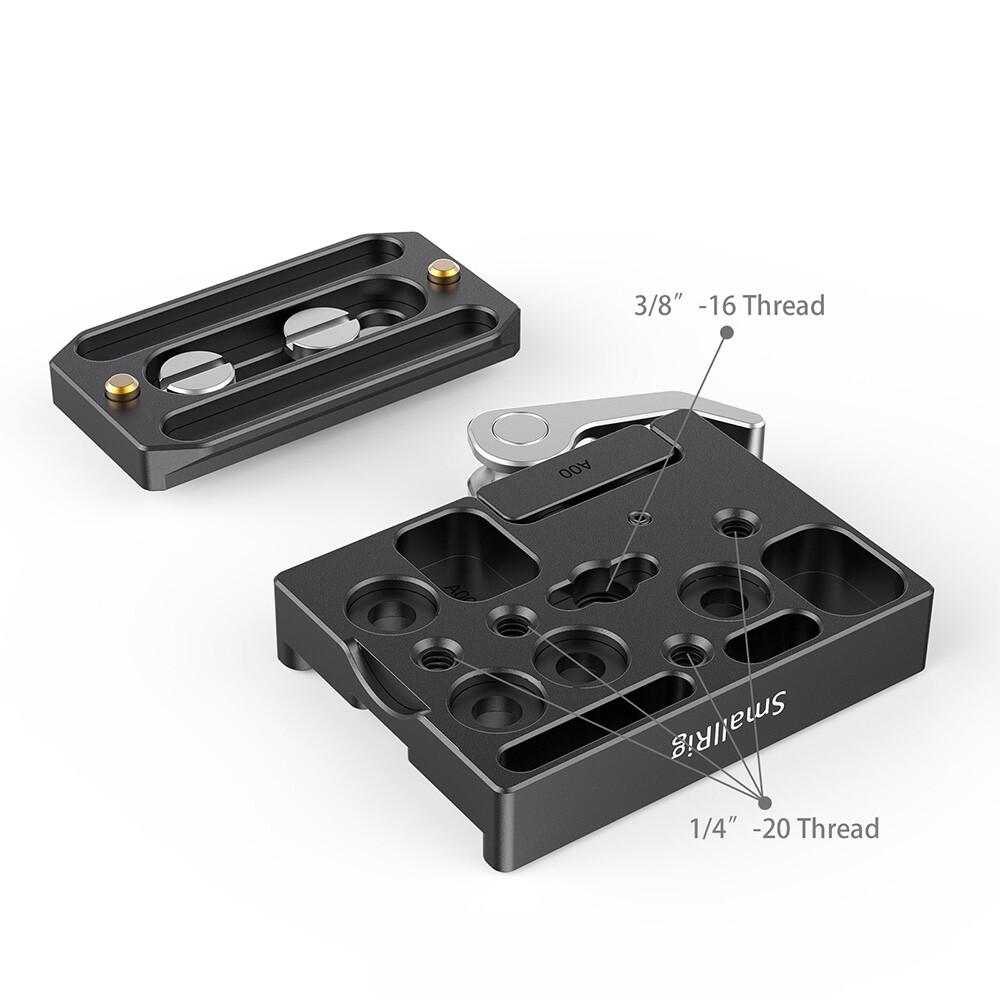 SmallRig Arca-Type Quick Release Clamp and Plate ( Arca-type Compatible)