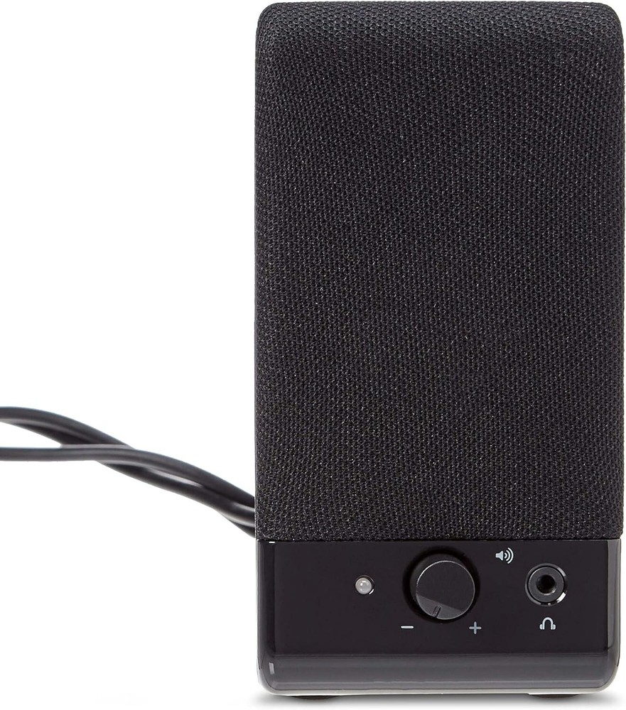 Amazon Basics Computer Speakers for Desktop / Laptop PC USB-Powered Black 2.1 W