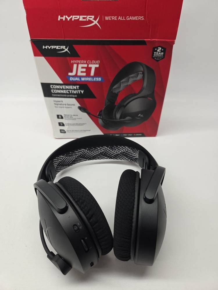 HyperX Cloud Jet Headset Dual Wireless Gaming Bluetooth PC Mac PS4 Mobile