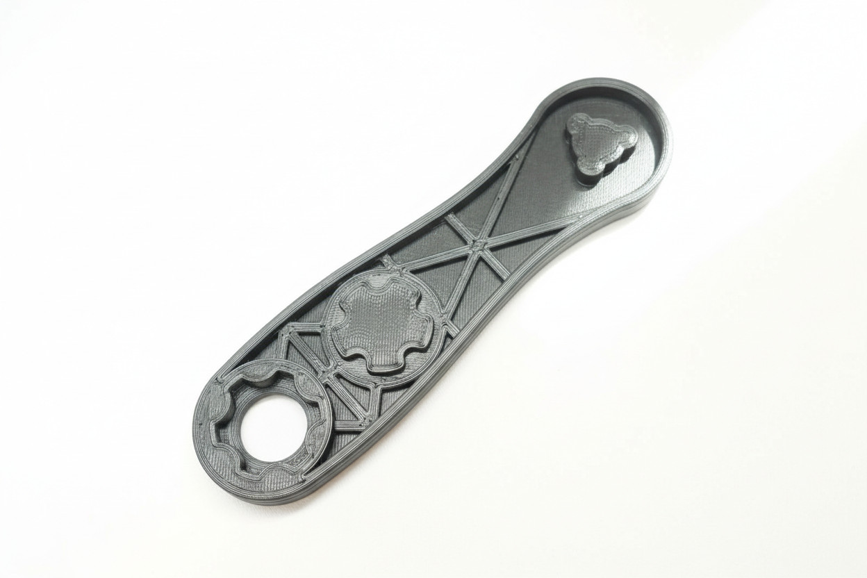 Wrench for Obsidian 9/45 End Cap Piston Tri-Lug Multi Tool Non-Marring Tool