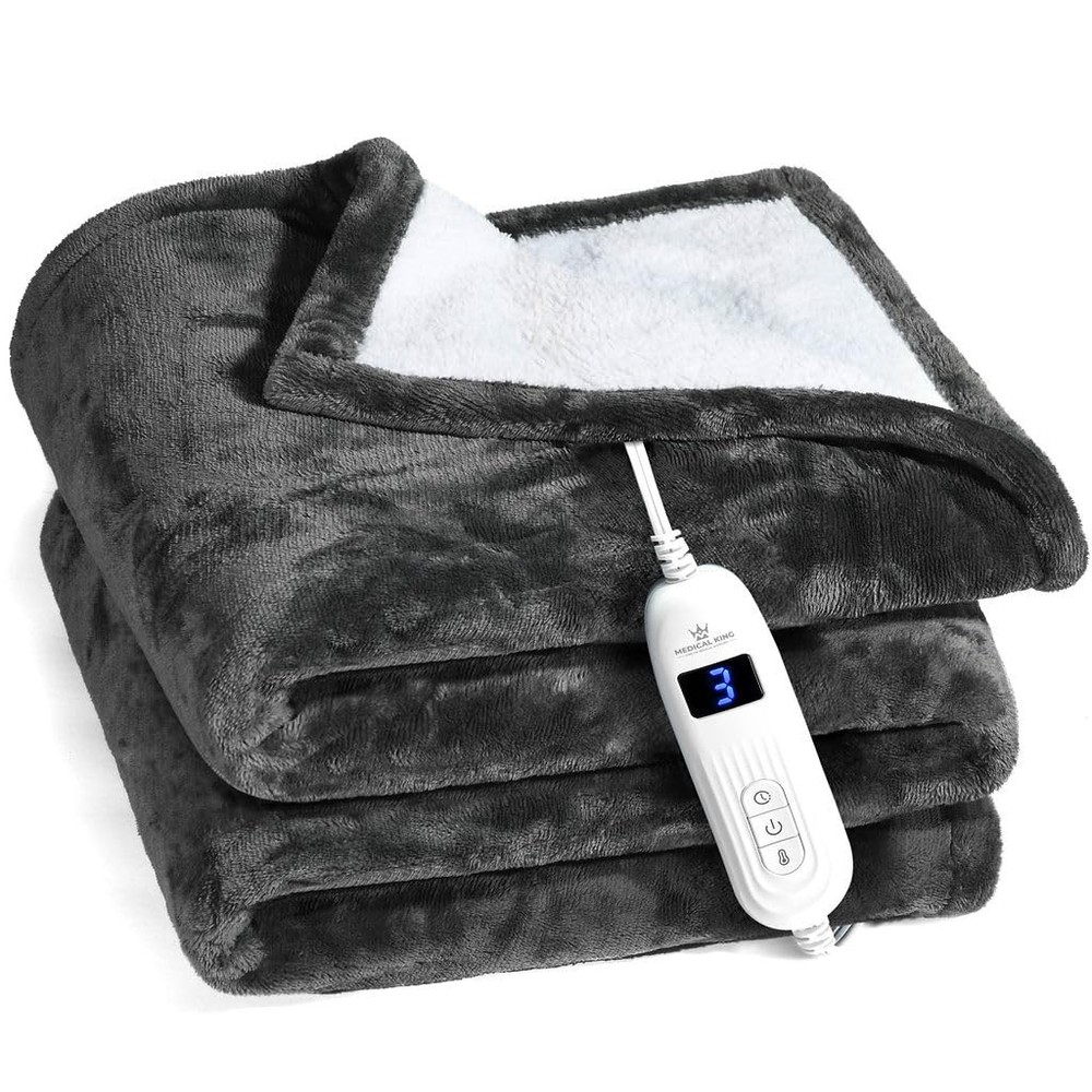 king Heated Blanket, Machine Washable Extremely Soft & Comfortable Blanket Th...