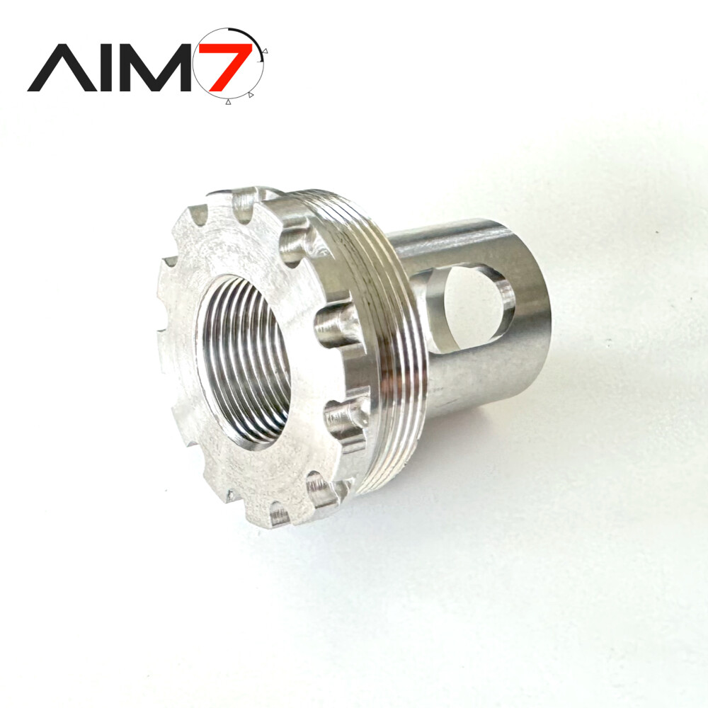 AIM 7 Integral Muzzle Device (IMD) Thread Mount 1.125×28 ALPHA 5/8X24 TPI