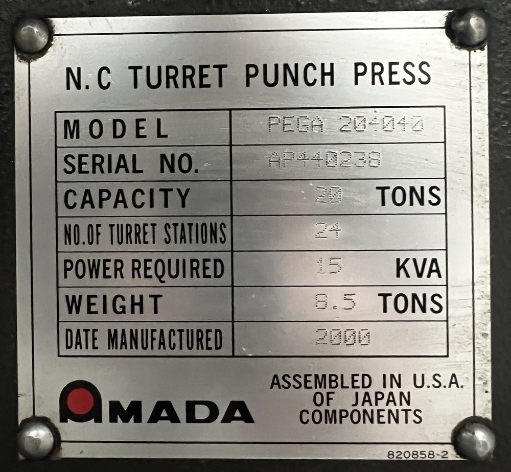 AMADA PEGA 244