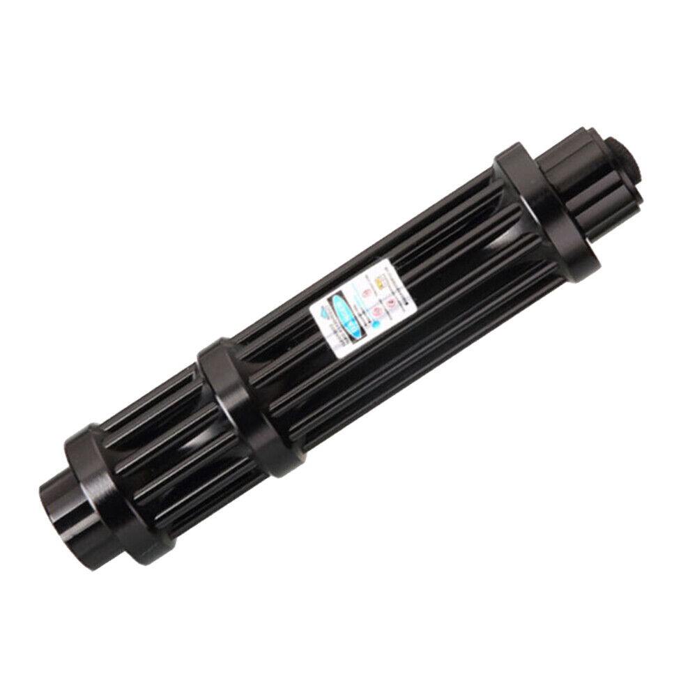 Blue Burning Laser Pointer High Power Visible Light Beam +5 Head Caps US