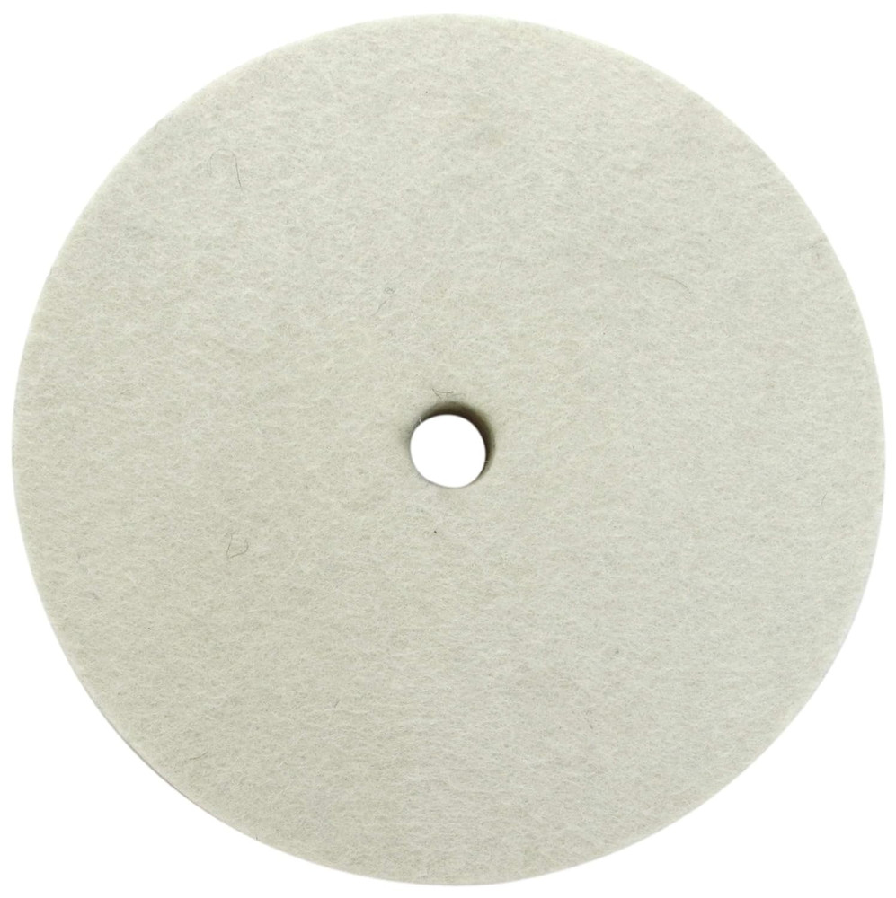 6 Inch Felt Buffing Wheel for 1/2-Inch Arbor Bench Buffer, Extra Thick