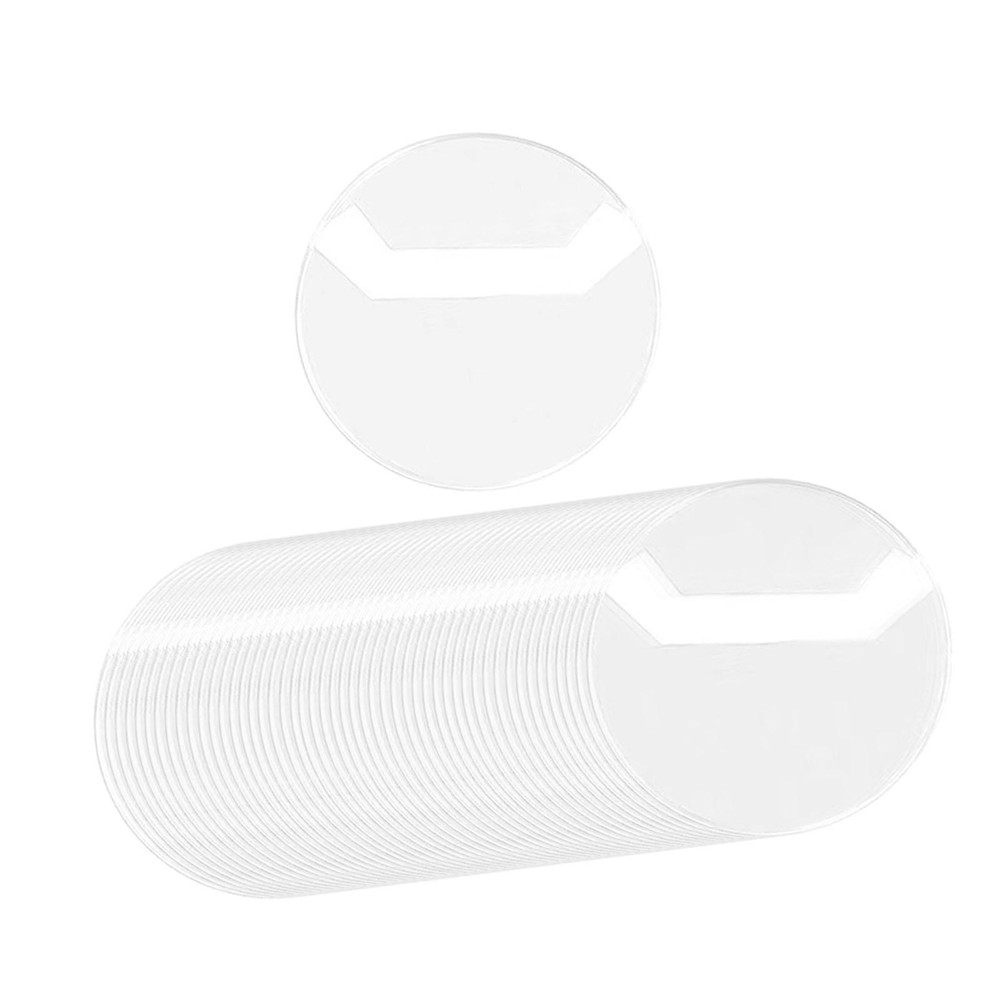 50Pcs Badge Protective Covers for Storage Display Transparent