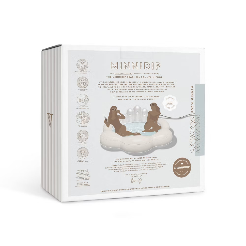 MINNIDIP 96'' x 60'' x 21'' Exclusive Resort Collection Fountain Pool 75