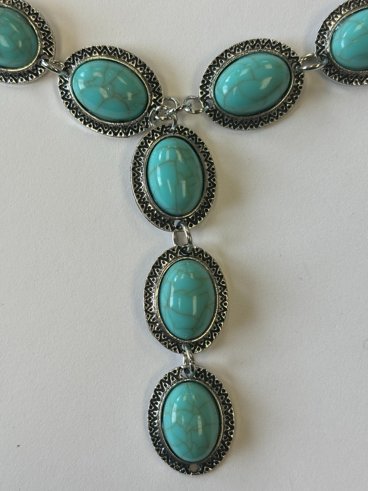 DIY Turquoise Lariat Necklace