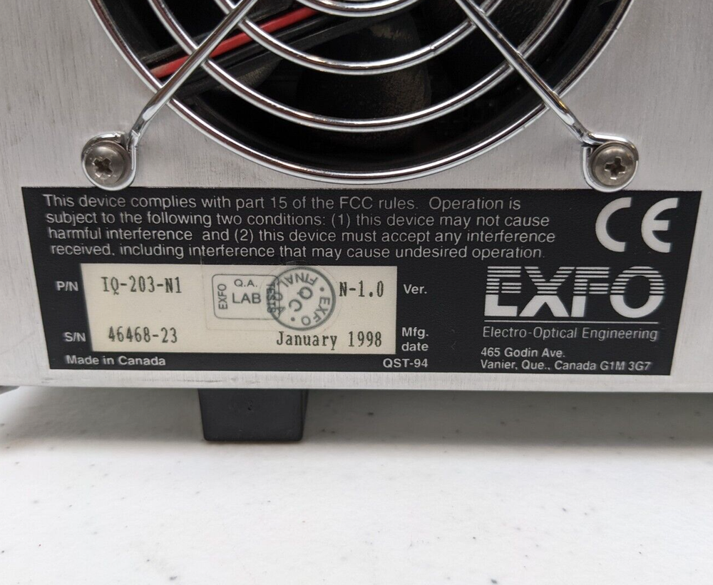 Exfo IQ-203 Optical Test System w/ x3 IQ-2100 Light Source Modules