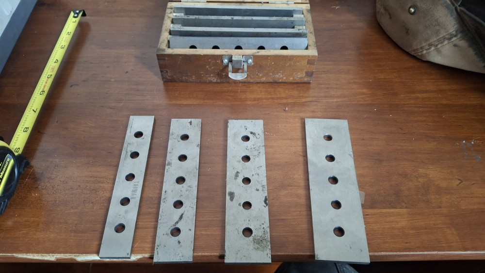 PARALLEL BARS IN WOODEN CASE GOOD USED CONDITION