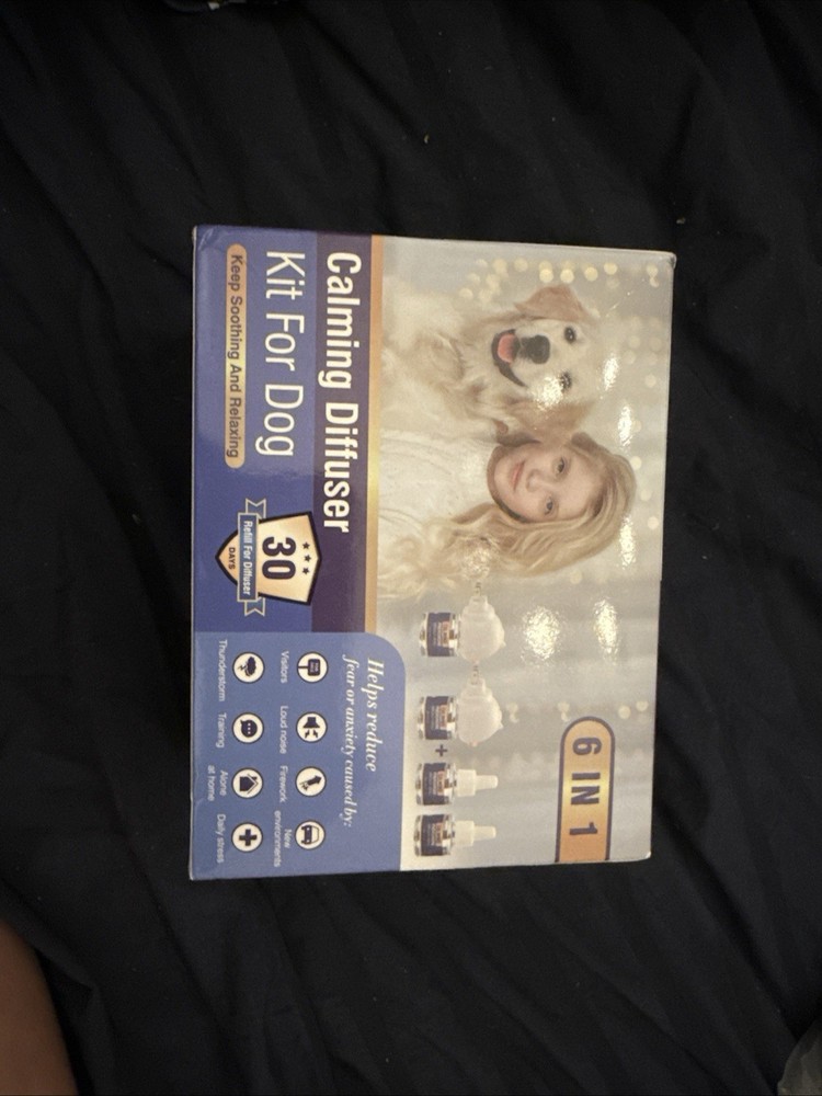 Calming Diffuser Kit for Dog. 6 in 1 Kit Appeasing Pheromone Diffuser. New.