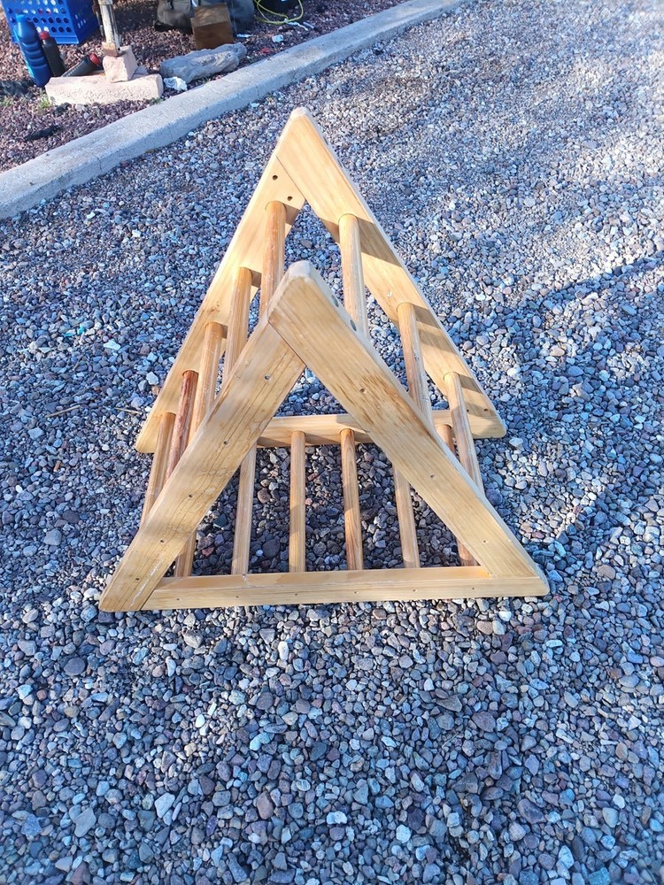 Wooden Pikler Triangle Climbing Frame