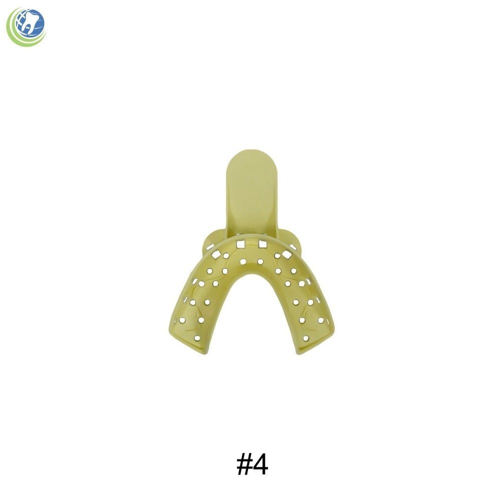 Dental Plastic Disposable Impression Trays Perforated Autoclavable Assorted 10PC