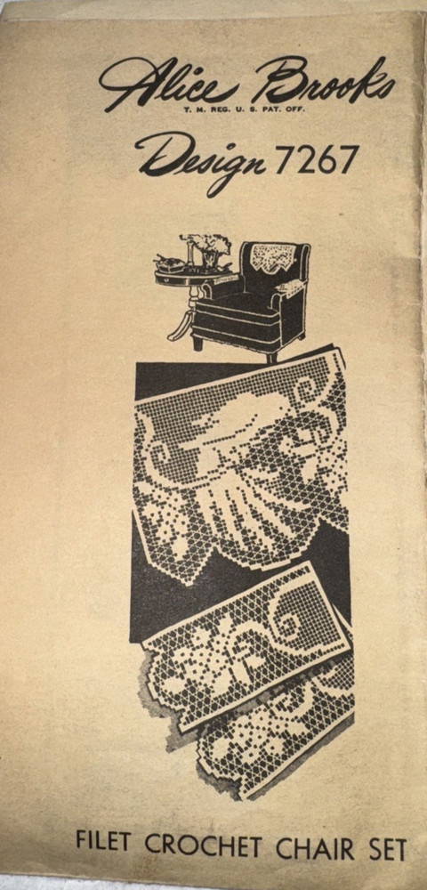 Choice Vintage Original Alice Brooks Crotchet Patterns