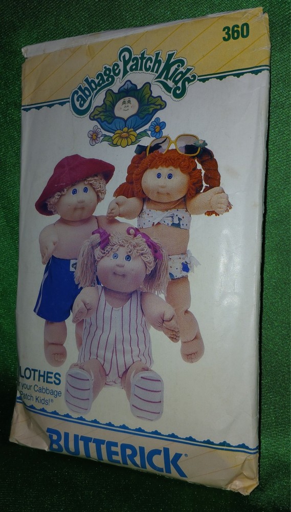 Vtg 1985 Cabbage Patch Kids Bathing Suit Pattern #360!