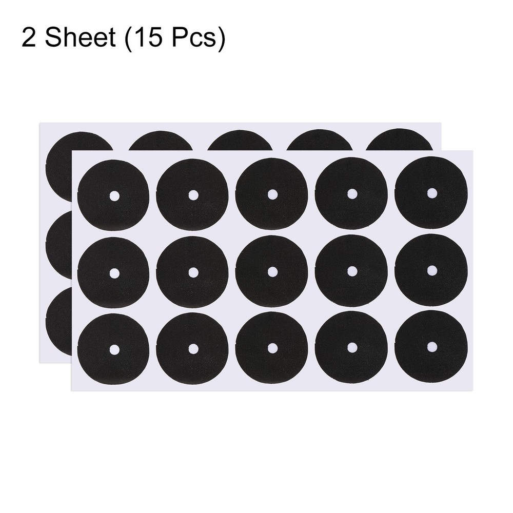 2 Sheet/30PcsPool Table Marker Dots, Billiard Point Stickers, Black