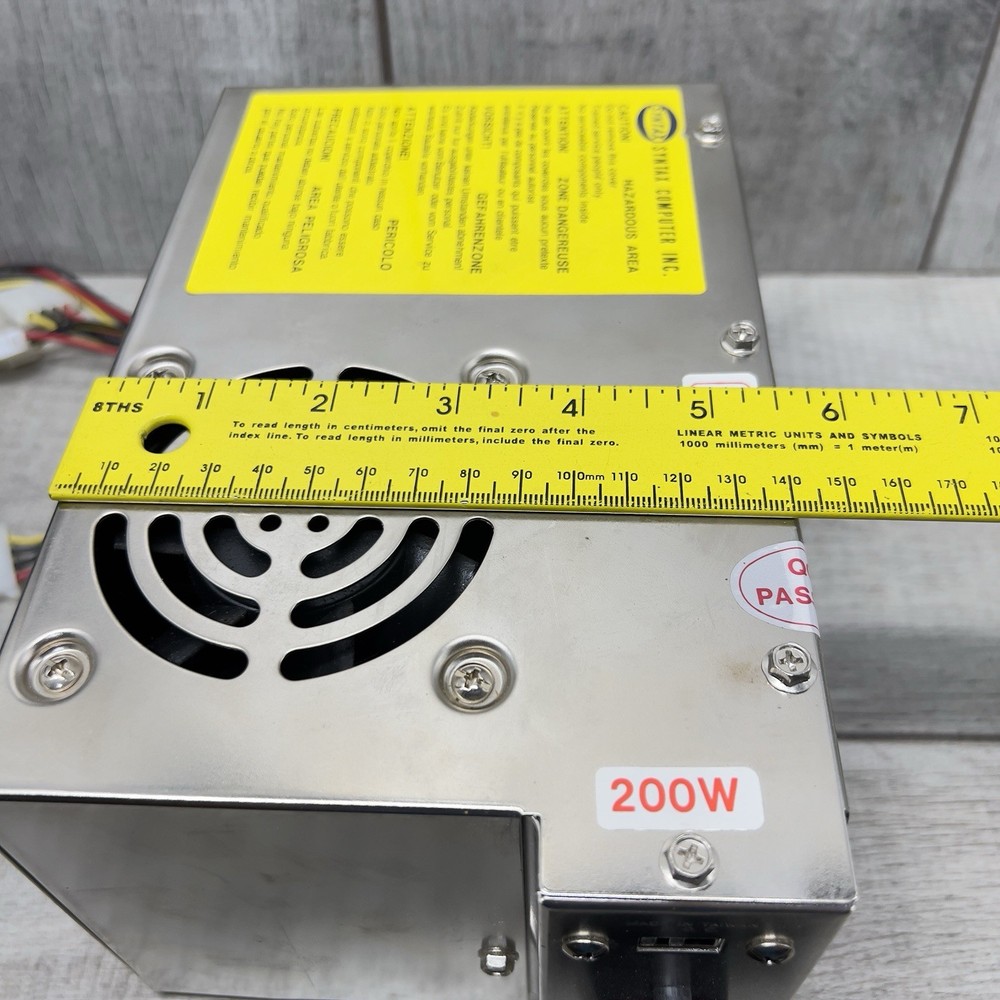 200W Power Supply By Syntex Computer for Computers 115VAC