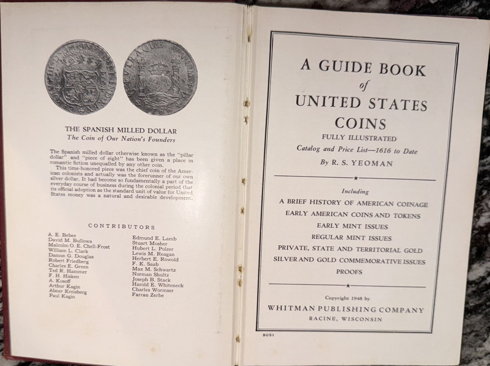 R.S. Yeoman 1949 Redbook 3rd Edition United States Coins Guide