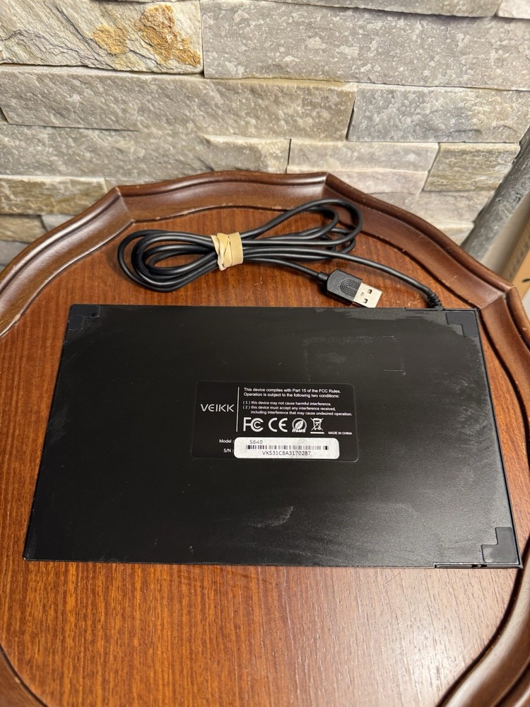 Black VEIKK S640 graphics drawing tablets/pen EUC