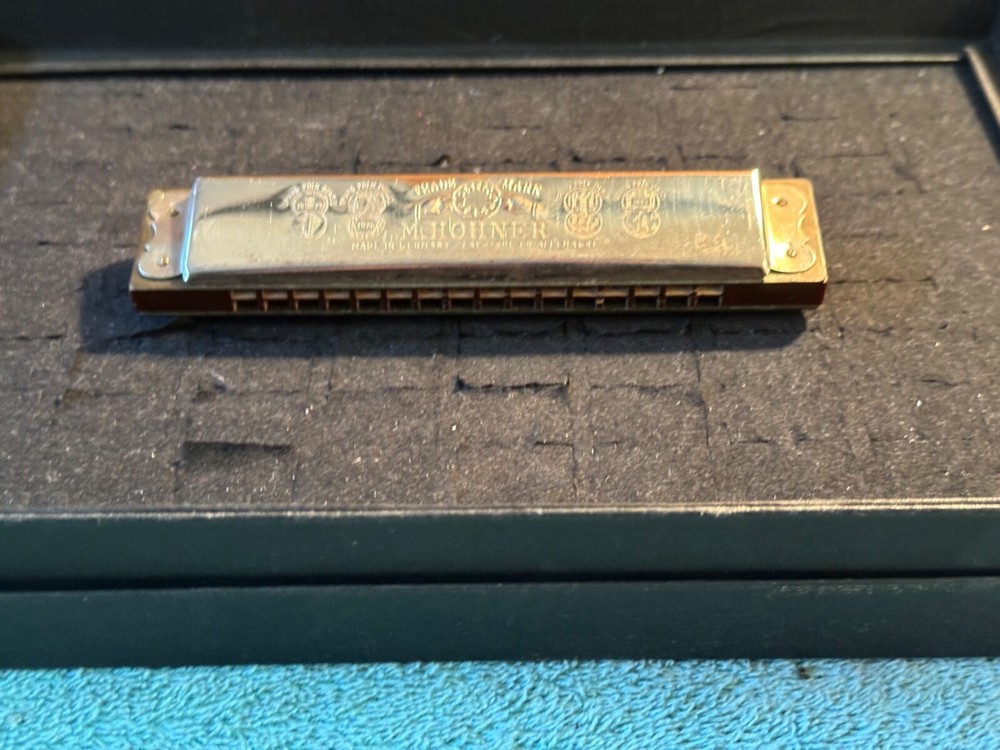 M .Hohner ECHO G Harmonica Made in Germany Vintage