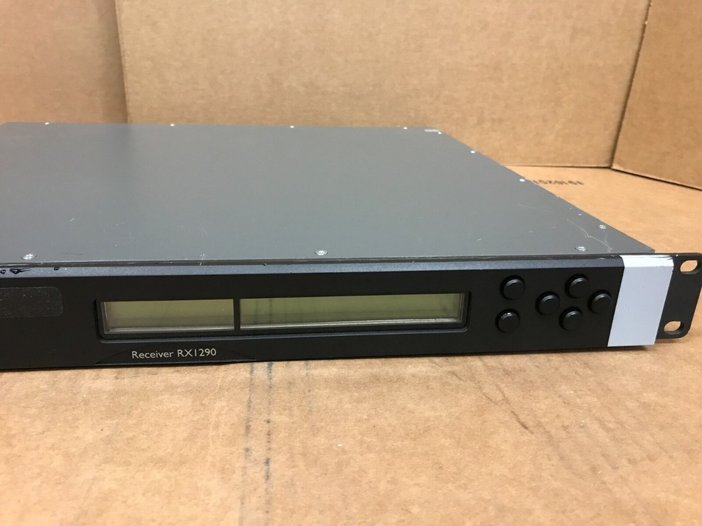 Ericsson Tandberg RX1290 DVB-S/S2/ASI HD/SD MPEG-2/4 RECEIVER DECODER W/License