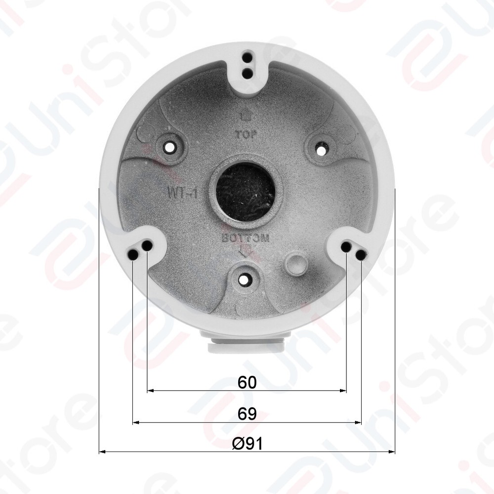Original Dahua PFA135 Wall Mounting Junction Box for Select CCTV Security Camera