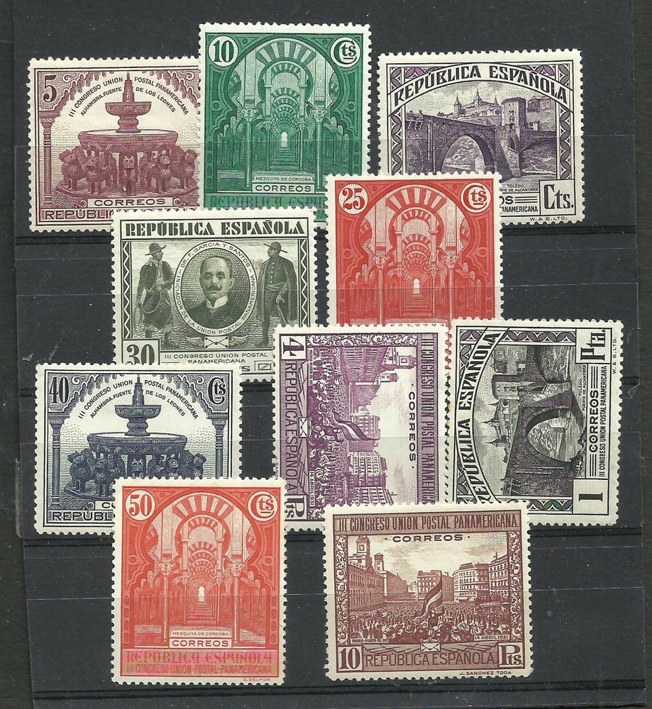 SPAIN, YV # 512/21, COMPLETE SET, MH - MNH