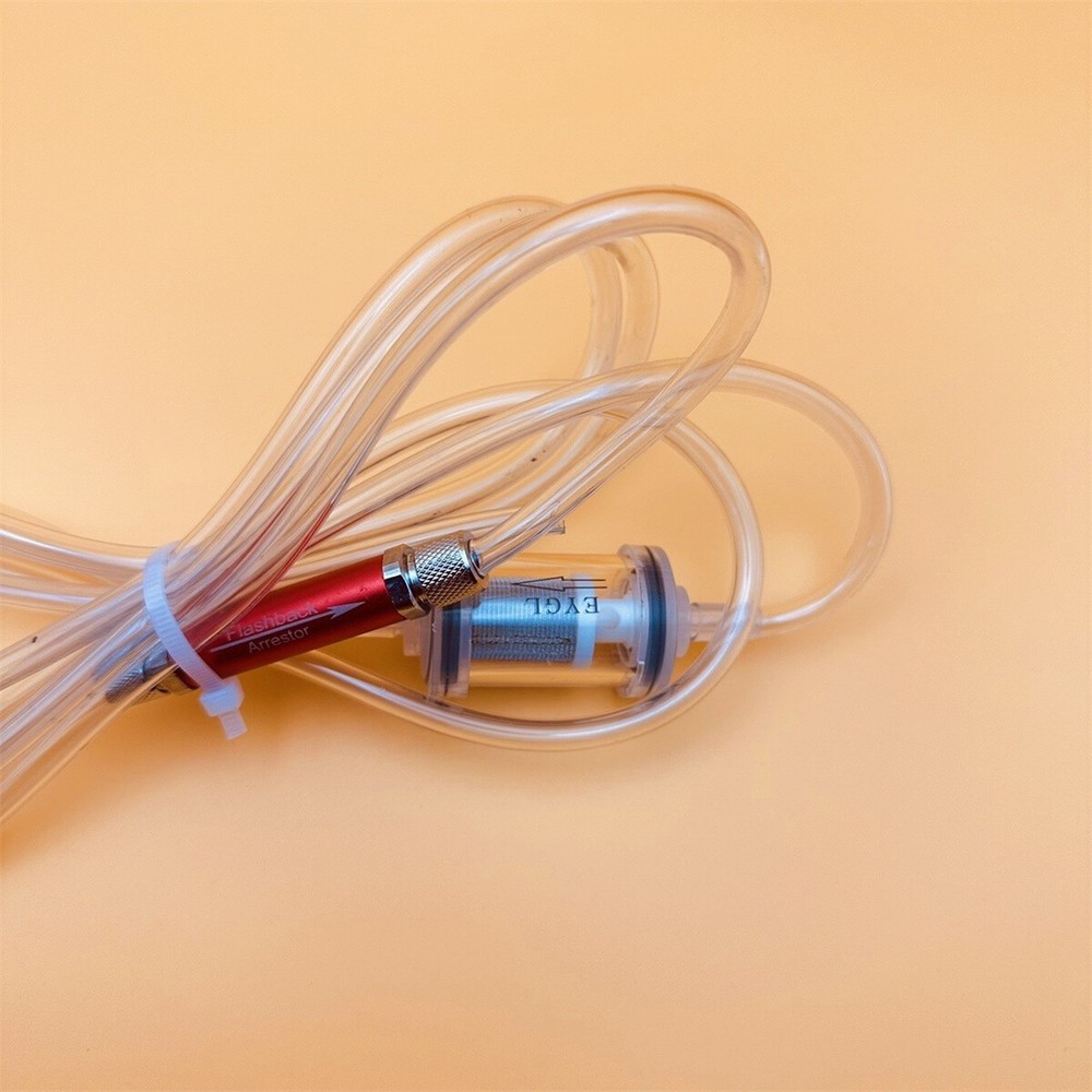 Brass Chrome Plated Flashback Arrestor for HHO Oxygen Hydrogen Flame Generator