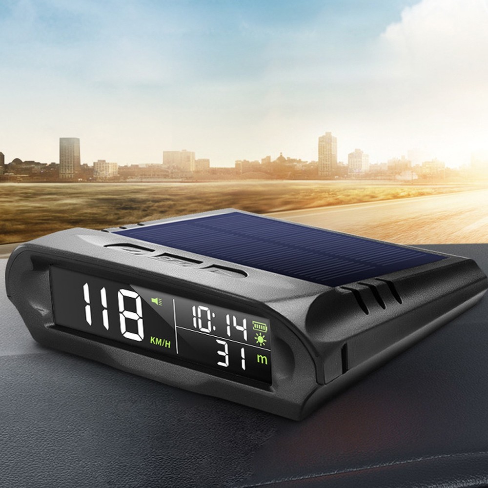 GPS Car HUD Head Up Display Vibration Sensor Auto OnOff Power Saving LCD Display