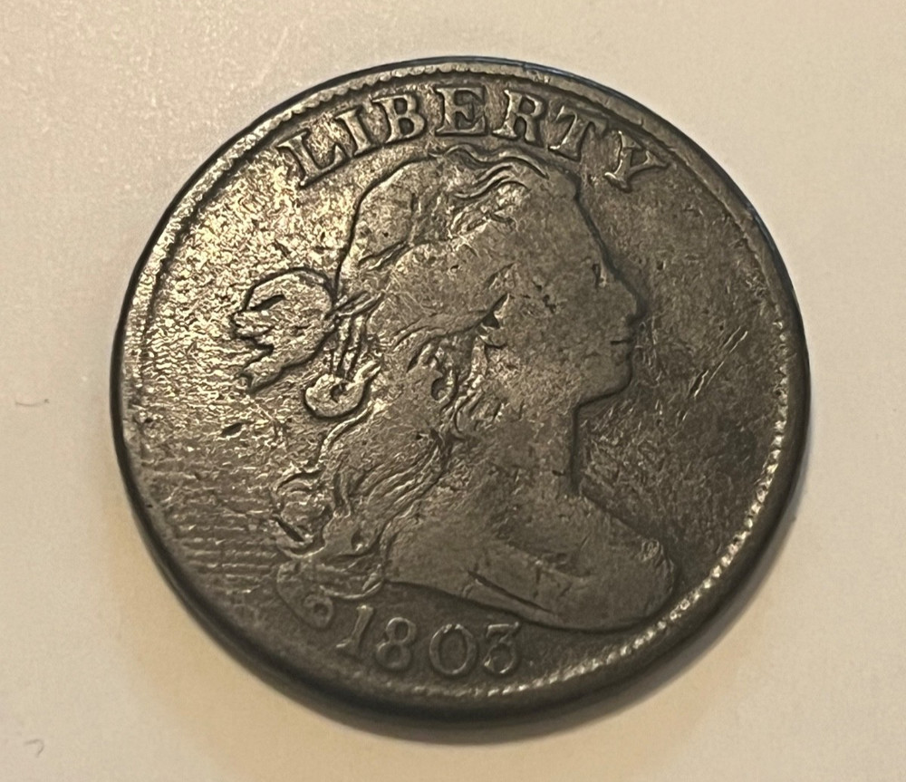 1803 Draped bust large cent S-239 fine