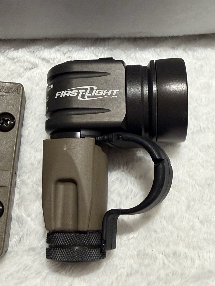 First Light Tomahawk MC Tactical Flashlight With White & Red/Green With Tan TRS