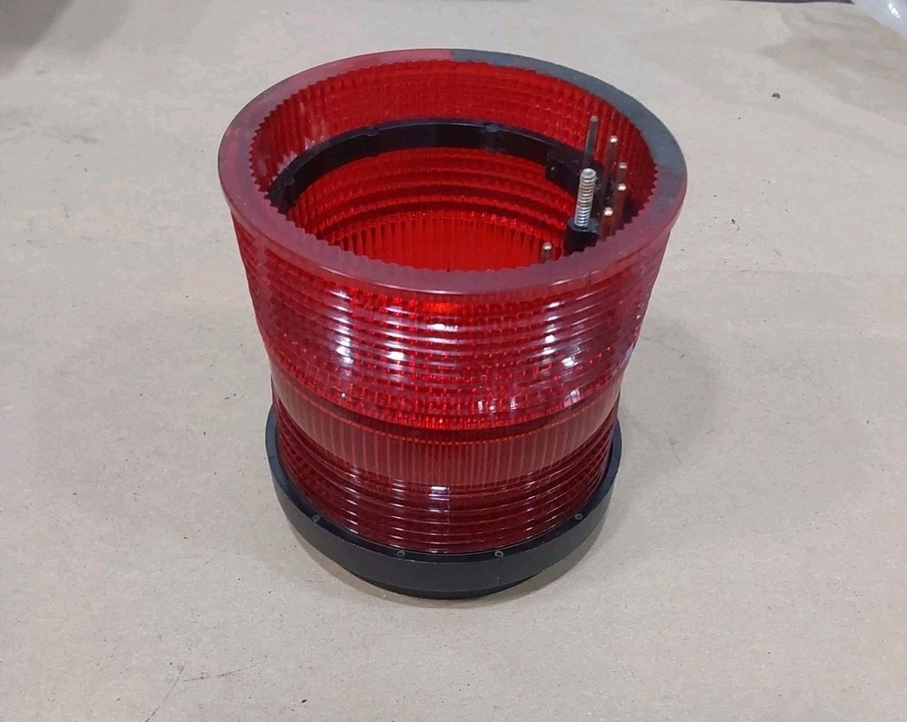 Edwards AdaptaLight 101STR-N5 Red Flashing Stackable Beacon