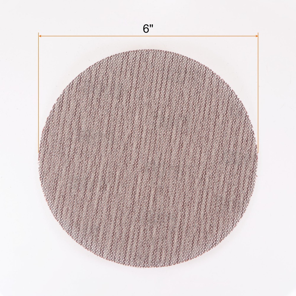 10pcs 100 Grits Mesh Sanding Discs 6 Inch Hook and Loop Sanding Net