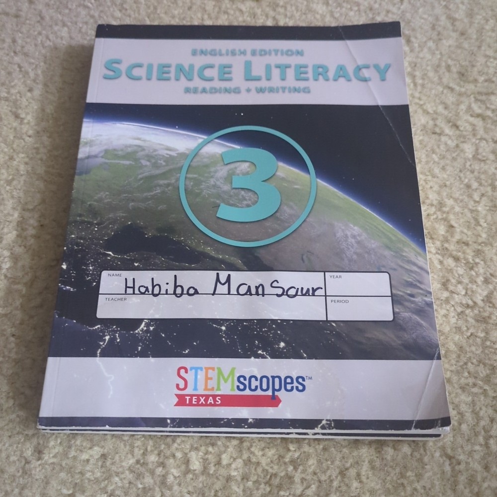STEMscopes Grade 3 Bundle(Texas) Explore Journal, Science Literacy, Stemscopedia