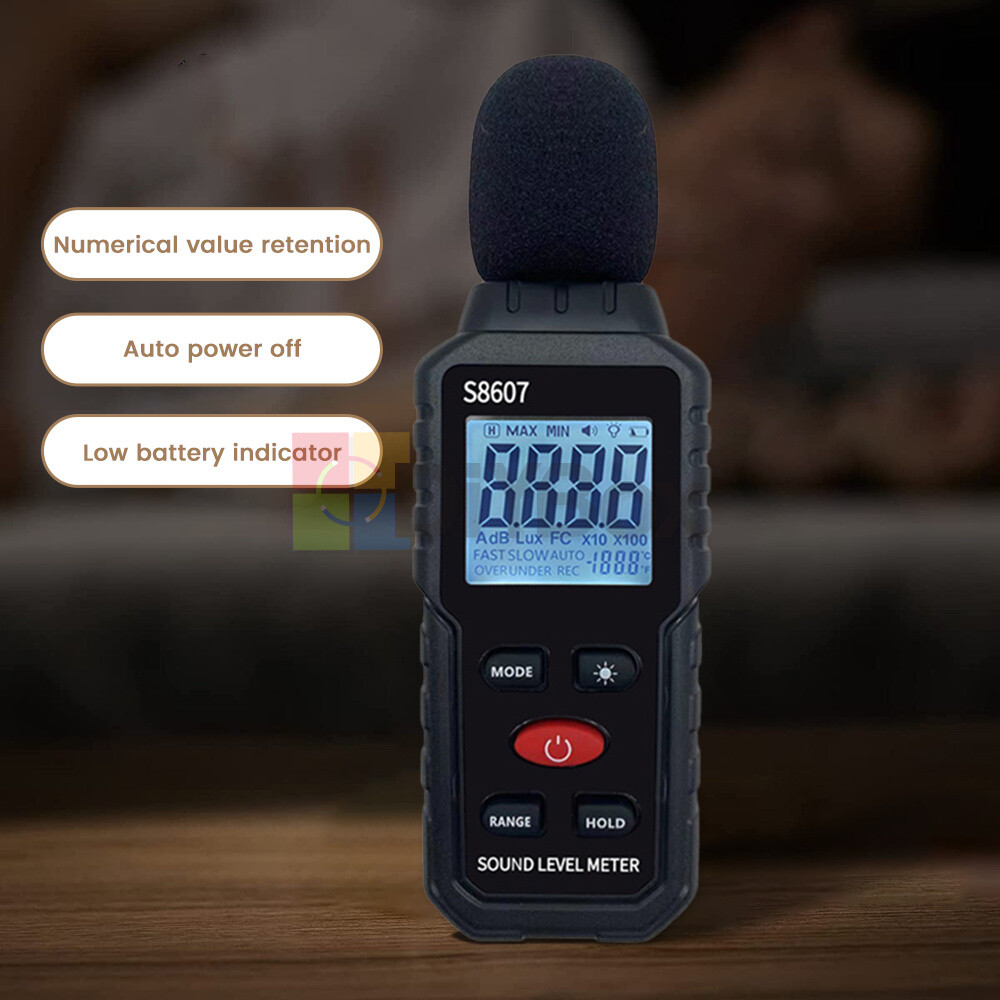 Professional High Accuracy Digital Sound Level Meter 30dB-130dB Decibel Meter