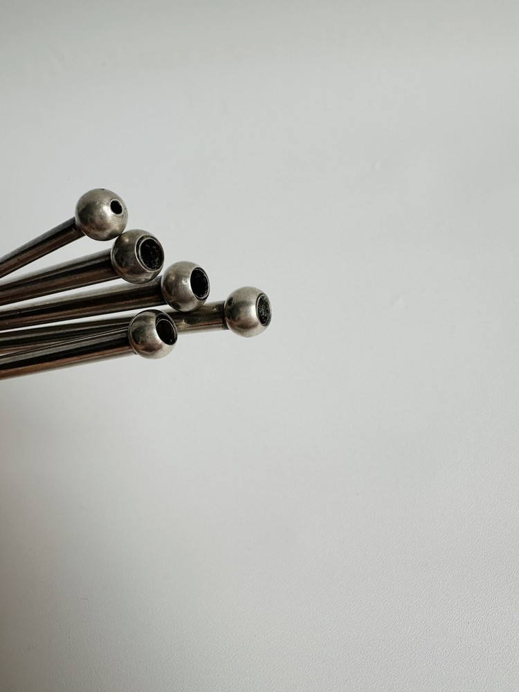 Sterling Silver Hearth Shape Spoons