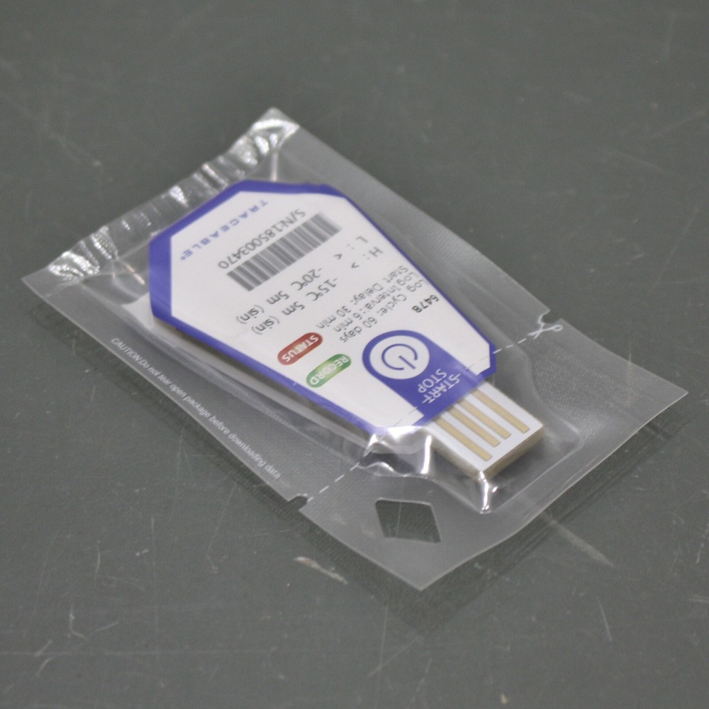 Traceable USB Temp Data Logger 6478, Single Use Thermometer, -15° C, -20° C