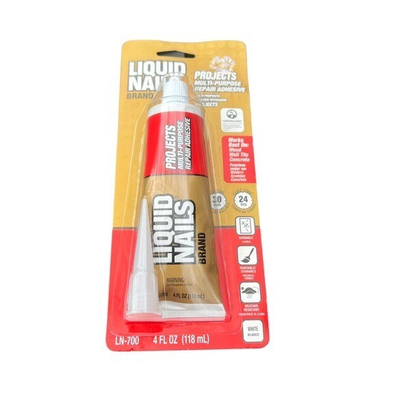 LIQUID NAILS Small Projects 4-oz Paste Super Glue Fast-Bonding Squeeze Tube