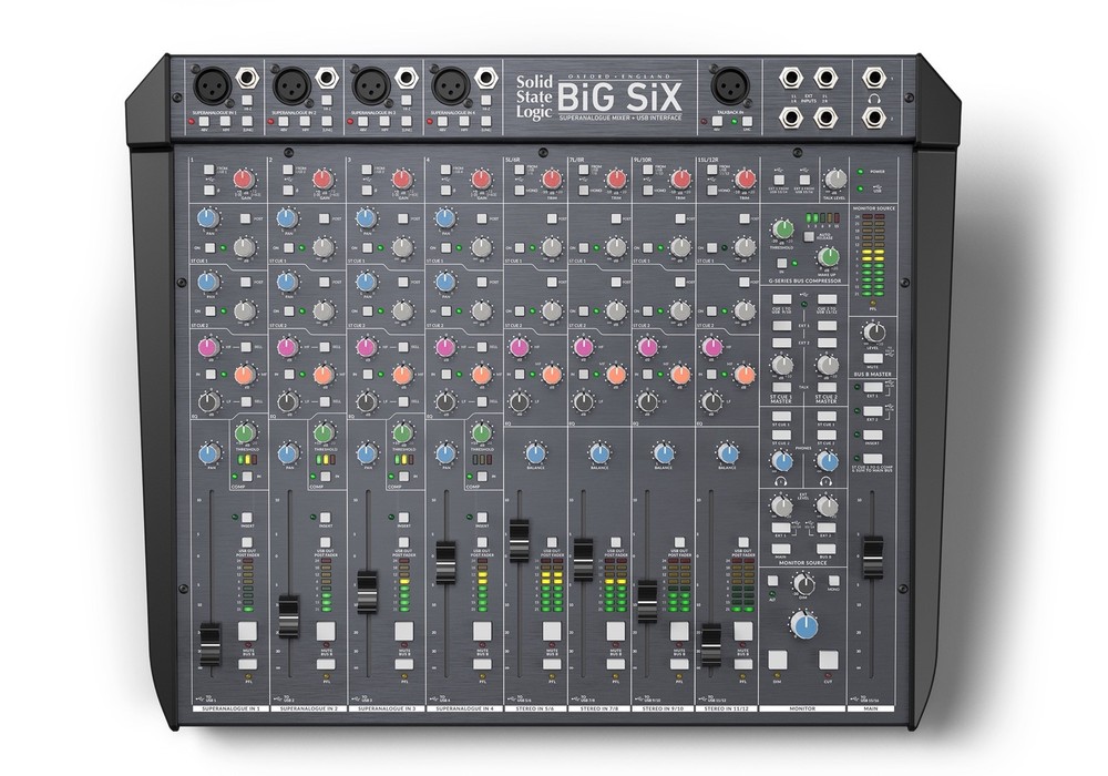 Solid State Logic SSL BiG SiX Large-Format Desktop Studio Mixing BIG 6