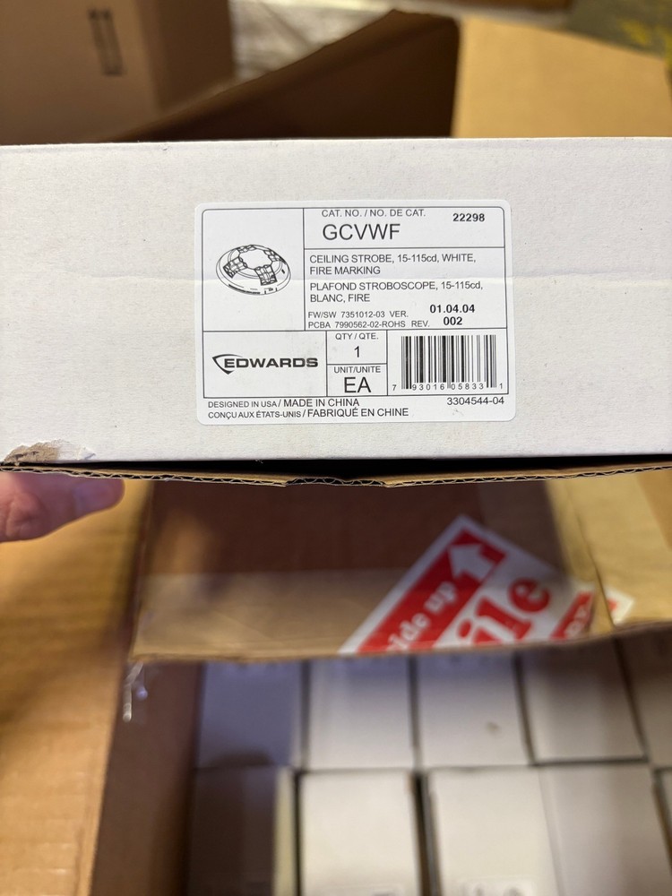 Edwards EST GCVWF Ceiling Strobe (Brand New)