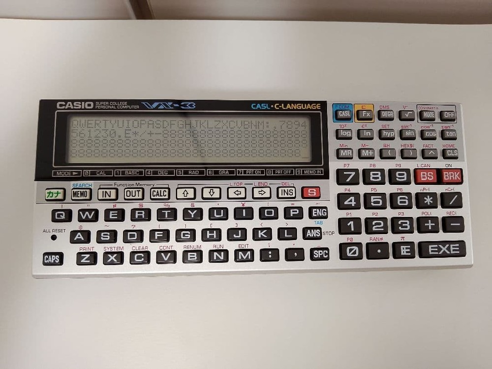 CASIO VX-3 Super College Pocket Computer Tested