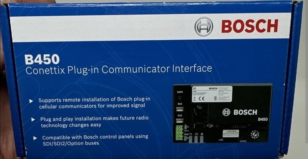 Bosch B450 Conettix Plug-in Communicator Interface NEW SEALED IN BOX