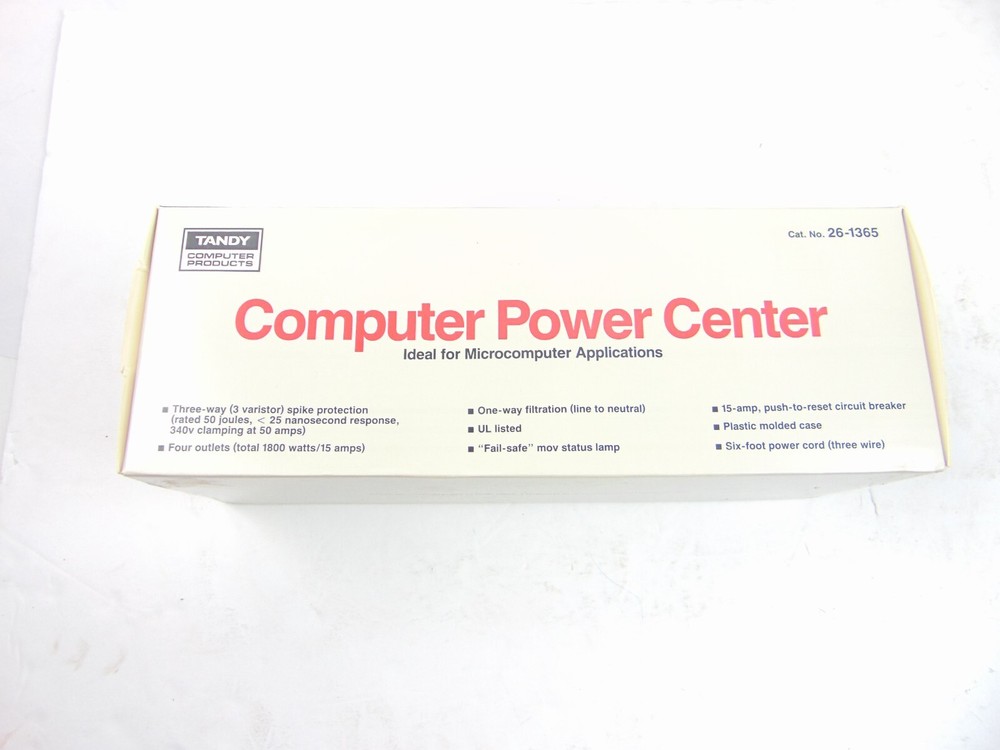 Tandy Computer Power Center 26-1365