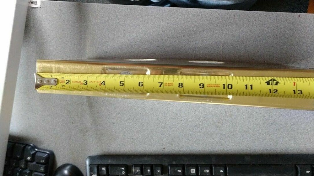 DON JO 14-2 CUSTOM LAYOUT WRAP AROUND PLATE US3 POLISHED BRASS