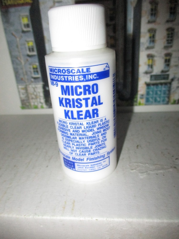 Microscale Industries MIC-9 Micro KRISTAL KLEAR 1oz~NEW in BOTTLE