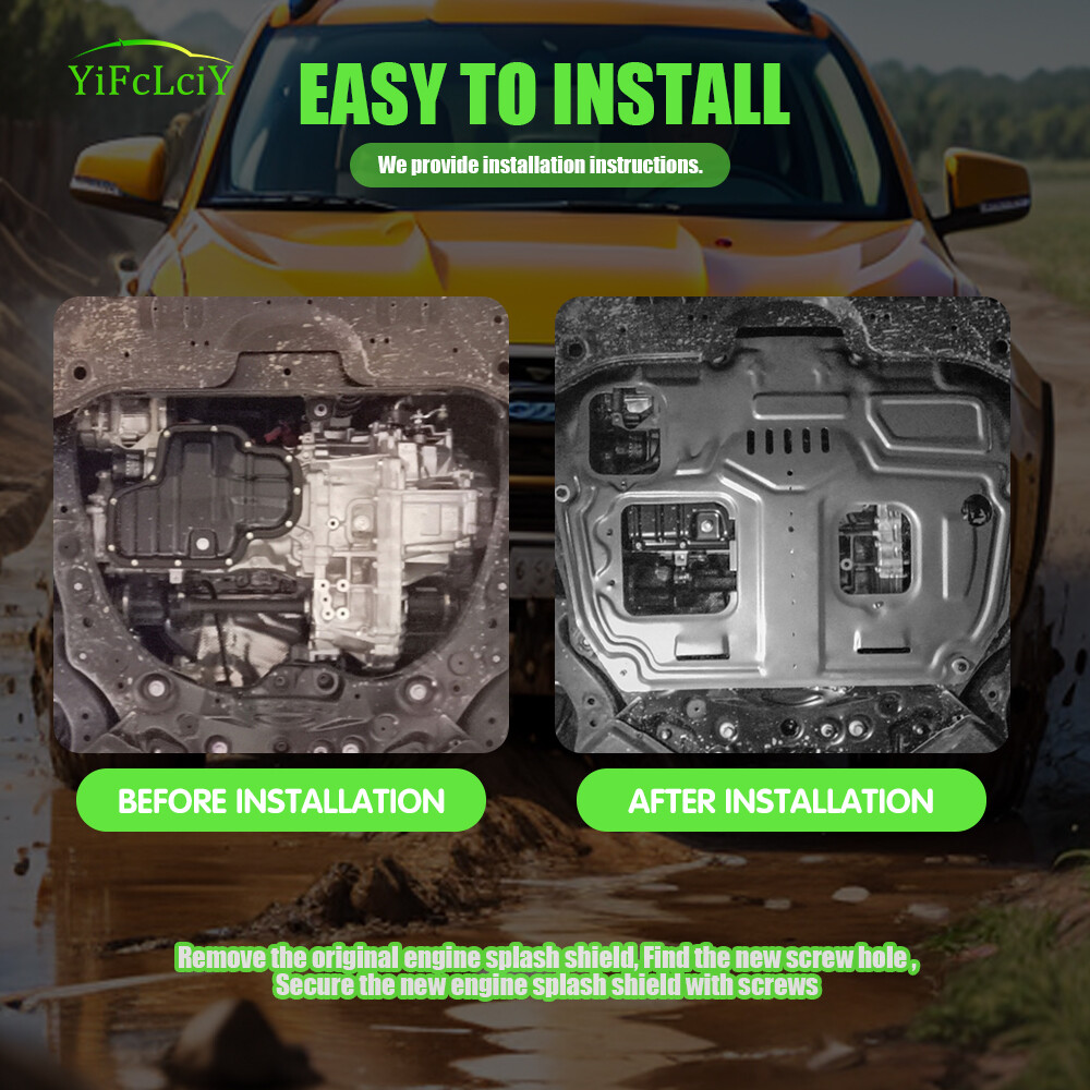 Thick Engine Splash Shield For Lexus ES300H 2019-2024 Front Engine Guard Hard