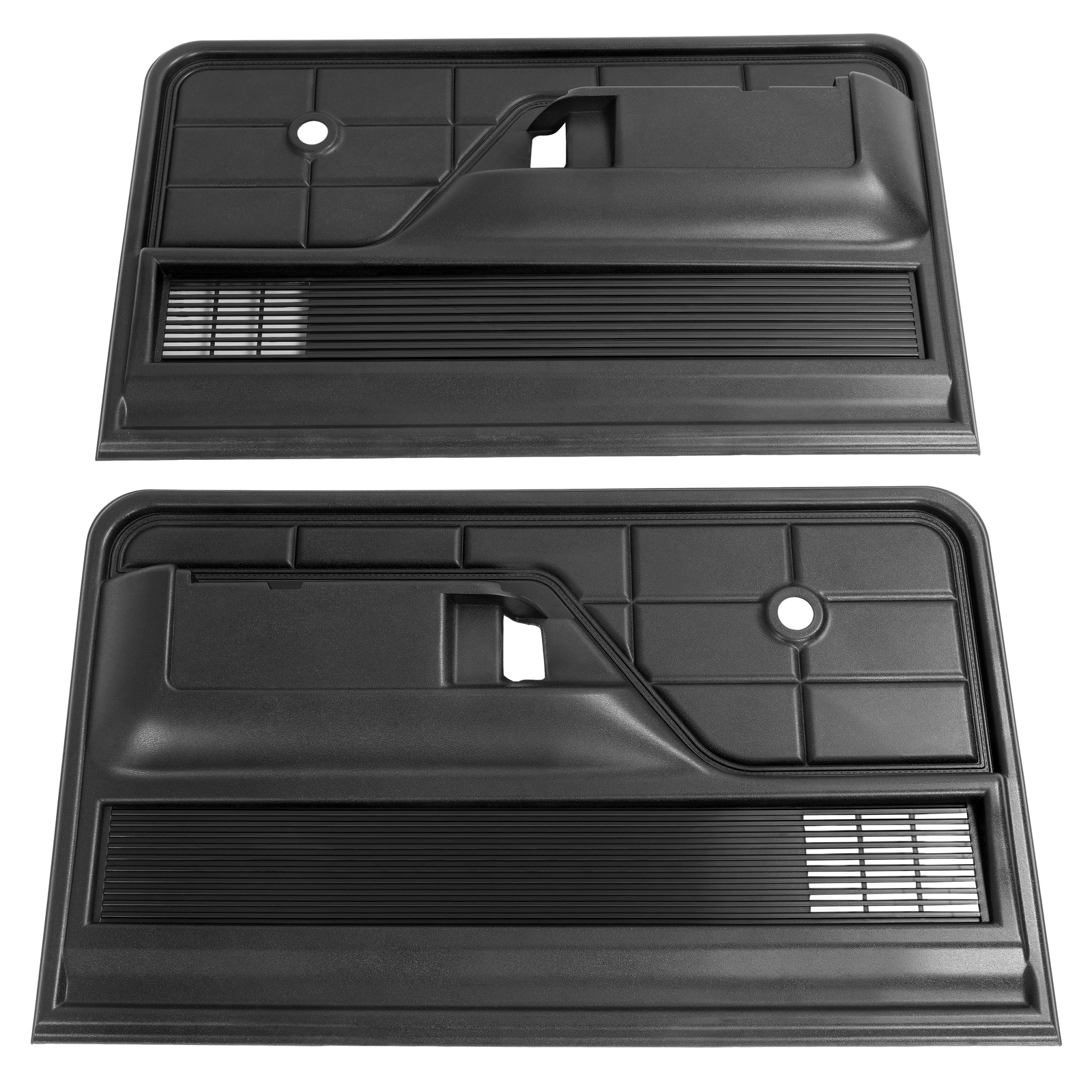 Fit 73-79 Ford F-100 F-150 F-250/ 78-79 Ford Bronco Interior Door Panels Black