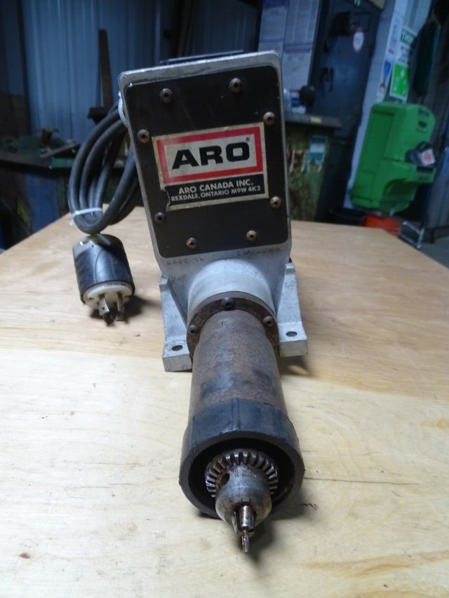 ARO PNEUMATIC SELF FEED DRILLING untested, 8255-A14-1